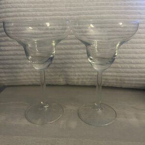 Vintage Margarita Glasses, Set of 2
